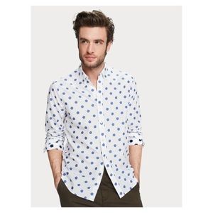 NWT scotch and soda Jacquard shirt Sz Lrg